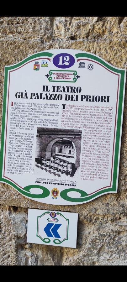 La Casa Del Teatro Campiglia dʼOrcia Exterior foto
